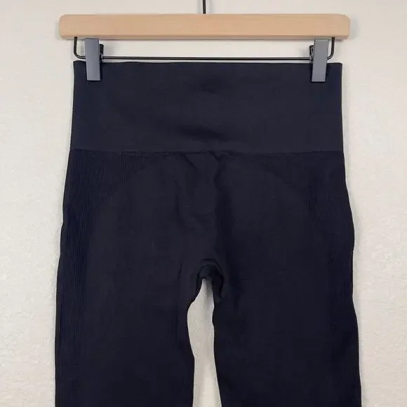 Set Active Sculptflex Power High Rise Leggings Black Size Medium Athleisure Yoga - Picture 7 of 11